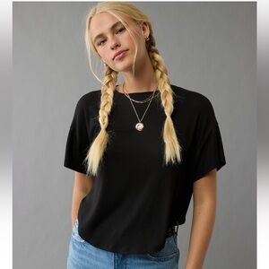 American Eagle Outfitters Black Soft & Sexy Shirt